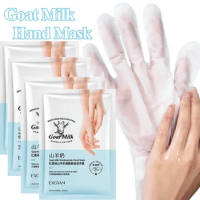 Smooth Hand Mask Goat's Milk Niacinamide Gloves 1 Pair Hydrating Moisturizing Exfoliating Repairing Patches Skin Care Products
