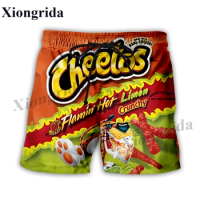 Newest Hot Cheetos Food Puffs Shorts 3D Printed High Quality Beach Shorts Summer Harajuku Loose Casual Men Unisex Pants S-5XL