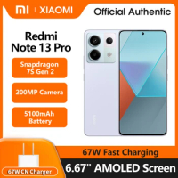 Global ROM Xiaomi Redmi Note 13 Pro 5G Smartphone Multi-language Snapdragon 7S Gen 2 5100mAh Battery 200MP camera Cell phone