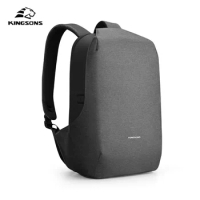 Kingsons Brand Backpack Laptop Bag 15.6 Inch Notebook Man Lady Business Office Worker USB Charging Computer PC DropShip 3233