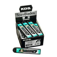日本製 KDS LB-10BWZ 黑鋼刀片 美工刀片 1盒10片裝 20盒 200片