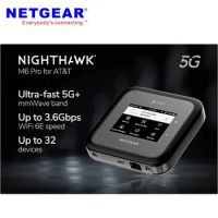 Nighthawk M6 Pro 5G WiFi 6E Mobile Hotspot Router With 5G mmWave and Sub-6 bands for AT&amp;T