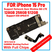 Fully Tested For iPhone 15 Pro Logic board For iPhone 15PRO Motherboard No/With Face ID Unlocked mainboard Clean iCloud