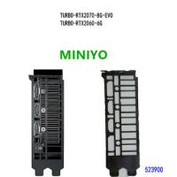 For ASUS TURBO-RTX2070-8G-EVO TURBO-RTX2060-6G Full/Half Height Graphic Card I/O Shield Back Plate BackPlate Blende Bracket