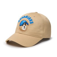 【MLB】可調式硬頂棒球帽 Mega Bear系列 克里夫蘭守護者隊(3ACPDB14N-45BGL)