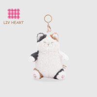 【39.8萬人收藏該品牌】LIVHEART茶米貓大掛偶毛絨玩具安撫娃娃公仔可愛包包掛件女生禮物