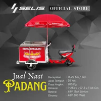 SELIS - Gerobak Listrik Jual Nasi Padang Keliling