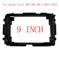 For Honda Vezel HR-V HRV XRV X-RV 2014 9 Inch Car Radio Android Stereo GPS MP5 Player 2 Din Head Unit Navigation Fascia Frame
