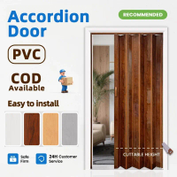 PVC Folding Door Fire O-Formaldehyde Accordion Sliding Door Home Kitchen Balcony Bathroom
