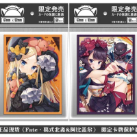 60pcs/1set Fate FGO Katsushika Hokusai Abigail Williams Tabletop Card Case Student ID Bus Bank Card Holder Cover Box Toy