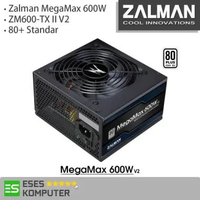 PSU Zalman MegaMax 600W V2 80+ ZM600-TXII V2