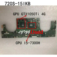 Used For Lenovo ideapad 720S-15IKB Laptop Motherboard mainboard CPU I5-7300H GPU GTX1050Ti 4G FRU 5B20Q62225