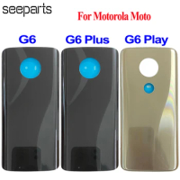 For Motorola Moto G6 Battery Door Back Cover Housing For Moto G6 Play Back Cover Housing G6 Plus Battery Cover