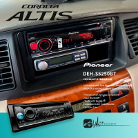 【199超取免運】M1P 豐田 9代 ALTIS Pioneer【DEH-S5250BT】CD/USB/APP/BT汽車音響主機