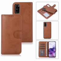 LANCASE For Samsung Galaxy S21 Plus Case Wallet Magnetic Flip PU Leather Case For Samsung Galaxy S20 Ultra S20FE With 3 card S21