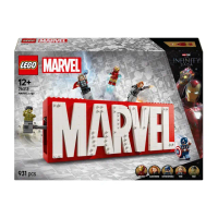 【LEGO 樂高】76313 超級英雄系列 漫威人偶標誌盒(Marvel 樂高 人偶)