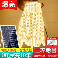 【宜家良品百貨】現貨 可自取 新款太陽能燈帶戶外防水軟燈條超亮庭院花園別墅廣告招牌裝飾燈帶