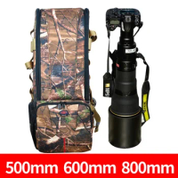 DSLR Camera Telephoto Lens Backpack Bag Case Waterproof Tamron Sigma Nikon Canon Sony 300mm 400mm 500mm 600mm 800mm