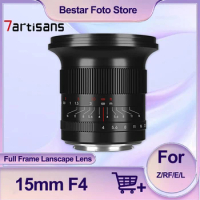 7artisans MF 15mm F4 Full Frame Wide Angle Lanscape Lens for Sony A7S Canon R Nikon Z50