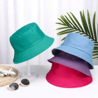 Bucket Hat Women Men Anti-UV Beach Sun Hat Summer Sunscreen Panama Hat Outdoor Foldable Portable Fisherman Cap