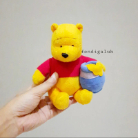 Boneka Pooh Madu Original Size 15 cm/ Boneka Winnie The Pooh/ Pooh