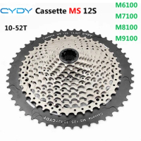 CYDY MTB Bike Bicycle Freewheel Micro Spline MS Cassette 12S 10-52T 12 Speed for M6100 SLX M7100 XT M8100 XTR M9100