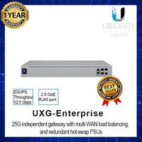 Ubiquiti UXG-Enterprise Gateway Enterprise 25G Independent Gateway With Multi-WAN Load Balancing
