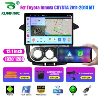 13.1 inch Car Radio For Toyota Innova CRYSTA 2011-14 Car DVD GPS Navigation Stereo Carplay 2 Din Central Multimedia Android Auto