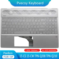 New For HP Pavilion 15-CS 15-CW TPN-Q208 TPN-Q210 Laptop Palmrest Case Keyboard US English Version Upper Cover
