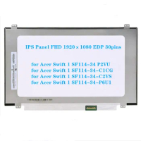 14 inch LCD Screen for Acer Swift 1 SF114-34-C2VS SF114-34-P6U1 SF114-34-C1CG IPS Panel FHD 1920×1080 EDP 30pins Non-touch