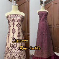 Kain tile Sapto/tile Sapto Etnik / Bahan Brokat Kebaya Termurah Harga per 0,5 meter