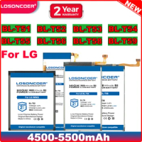 LOSONCOER BL-T51 Battery BL-T52 BL-T53 BL-T54 BL-T55 BL-T56 BL-T58 BL-T59 For LG K42 WING Velvet 2 Pro Mobile Phone Battery