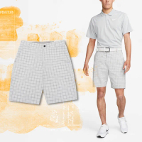 【NIKE GOLF】短褲 Dri-FIT UV Chino Plaid Golf 男款 格紋 灰 白 防曬 高爾夫球(DN1960-077)