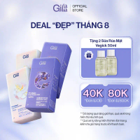 Combo 4 Hộp Thực Phẩm Bổ Sung Gilaa 5K Collagen Bright Booster With Saffron - Peony (20g x 15 gói) -
