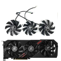 New 85MM 75MM 4Pin iGame RTX2070 SUPER RTX2060 Cooling Fan For Colorful GeForce GTX 1660 SUPER Ultra RTX 2060 Ultra GPU Fan