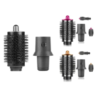 Large Round Volumizing Brush For Dyson Airwrap Hair Dryer Multi-Styler With Adapter Curling Hair Tool