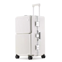 Vali kéo du lịch Quảng Châu, khung nhôm khóa sập cao cấp ( size 32inch )