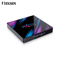 VHXSIN 50PCS/LOT H96 MAX 3318 Rockchip RK3318 Quad Core RAM 4GB ROM 64GB Dual Wifi UHD OS Android 9.0 H96MAX TV Box