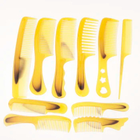10pcs hair comb cow tendon comb anti static styling hair styling comb hair styling tools hair clipper accessories
