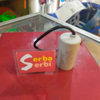 (BULAT+KABEL KAPASITOR) Capasitor mesin spare part pompa air perkakas