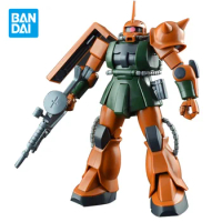 Bandai Original Gundam Model Kit Anime Figure MS-06FS ZAKU II Fs HG 1/144 Action Figures Collectible Ornaments Toys Gift for Kid