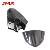 SMOK Motorcycle Carbon Fiber Headlight Fairing Instrument Windshield Windscreen Deflector Cover For Kawasaki Z1000 2014-2016
