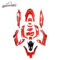 Sharkpower Kit Bodi untuk Honda PCX160 Desain Sporty Hitam Merah Detail Motul Modifikasi Cangkang Tu