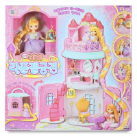 【寶寶共和國】MIMI World 迷你MIMI長髮公主城堡(家家酒玩具 裝扮玩具)