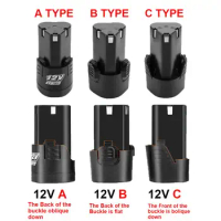 12V Lithium New Battery Rechargeable Li-ion Battery Pack for Power Tools Cordless Electric Screwdriver Electric Drill Battery