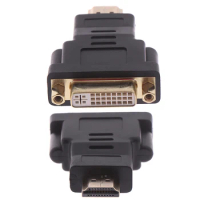 DVI to HDMI Adapter Converter HDMI Male to DVI 24+5 Female Converter Adapter 1080P For HDTV Projector Monitors