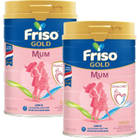 Combo 2 lon Sữa bầu Friso Mum Gold 900g hương cam (Bao bì giao ngẫu nhiên)