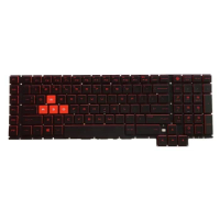 Original Keyboard for HP Omen 17-an 17-an00 17-an013tx 17-an014tx Red Printing with Backlit Keyboards US Version