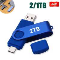 ใหม่ Type C 2TB USB Flash Drive OTG 2 IN 1ไดรฟ์ปากกา USB Stick ความเร็วสูง3.0 USB C 2TB Flash Disk Pendrive สำหรับศัพท์แล็ปท็อป PC