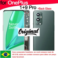 6.7'' AMOLED LCD Replacement for OnePlus 9 Pro Touch Screen for LE2121, LE2125, LE2123, LE2120, LE2127 Display with Back Glass